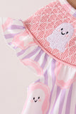 Purple Ghost Smocked Bloomer Set Aaria Tees