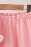 Purple Ghost Smocked Ruffle Pants Set Aaria Tees