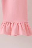 Purple Ghost Smocked Ruffle Pants Set Aaria Tees