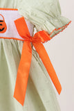 Green Pumpkin Smocked Dress - Aaria Tees Aaria Tees