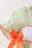 Green Pumpkin Smocked Dress - Aaria Tees Aaria Tees