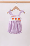 Purple Candy Smocked Bubble Aaria Tees