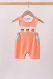 Orange Candy Smocked Gingham Jon Jon Aaria Tees