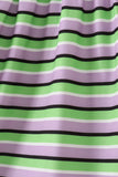 Purple witch embroidery bow stripe dress - Aaria Tees Aaria Tees