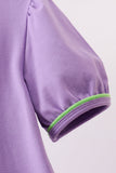 Purple witch applique dress - Aaria Tees Aaria Tees