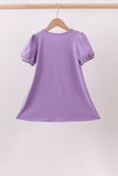 Purple witch applique dress - Aaria Tees Aaria Tees
