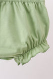 Blue Pumpkin Embroidery jacquard Ruffle Bloomer Set Aaria Tees