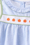 Blue Pumpkin Embroidery jacquard Ruffle Shorts Set Aaria Tees