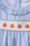 Blue Pumpkin Embroidery jacquard Ruffle Dress Aaria Tees