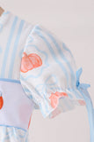 Blue Pumpkin Embroidery Bubble Aaria Tees