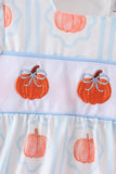 Blue Pumpkin Embroidery Bubble Aaria Tees