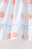 Blue Pumpkin Embroidery Ruffle Pants Set Aaria Tees