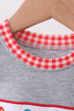 Grey character embroidery bubble - Aaria Tees Aaria Tees