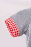 Grey character embroidery bubble - Aaria Tees Aaria Tees