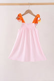 Pink Gingham Candy Corn Dress - Aaria Tees Aaria Tees
