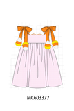 Pink Gingham Candy Corn Dress Aaria Tees