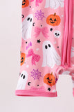 Pink Ghost Bamboo Romper Aaria Tees