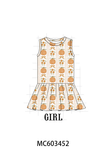 Pumpkin Bow Bamboo Dress Aaria Tees