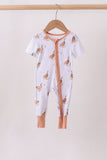 Duck Bamboo Zipper Romper Aaria Tees