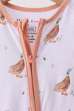 Duck Bamboo Zipper Romper Aaria Tees