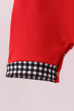 Red Georgia Go Dawgs Applique Romper - Aaria Tees Aaria Tees