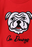 Red Georgia Applique Shorts Set - Aaria Tees Aaria Tees