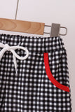 Red Georgia Applique Shorts Set - Aaria Tees Aaria Tees