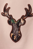 Gray Deer Applique Pants Set - Aaria Tees Aaria Tees