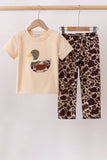 Camouflage duck applique Pants Set - Aaria Tees Aaria Tees