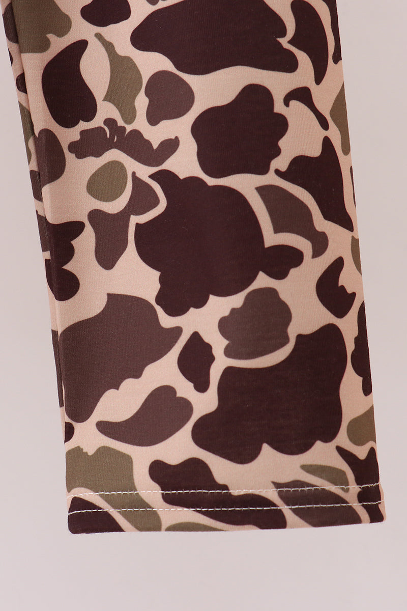 Camouflage duck applique Pants Set - Aaria Tees Aaria Tees