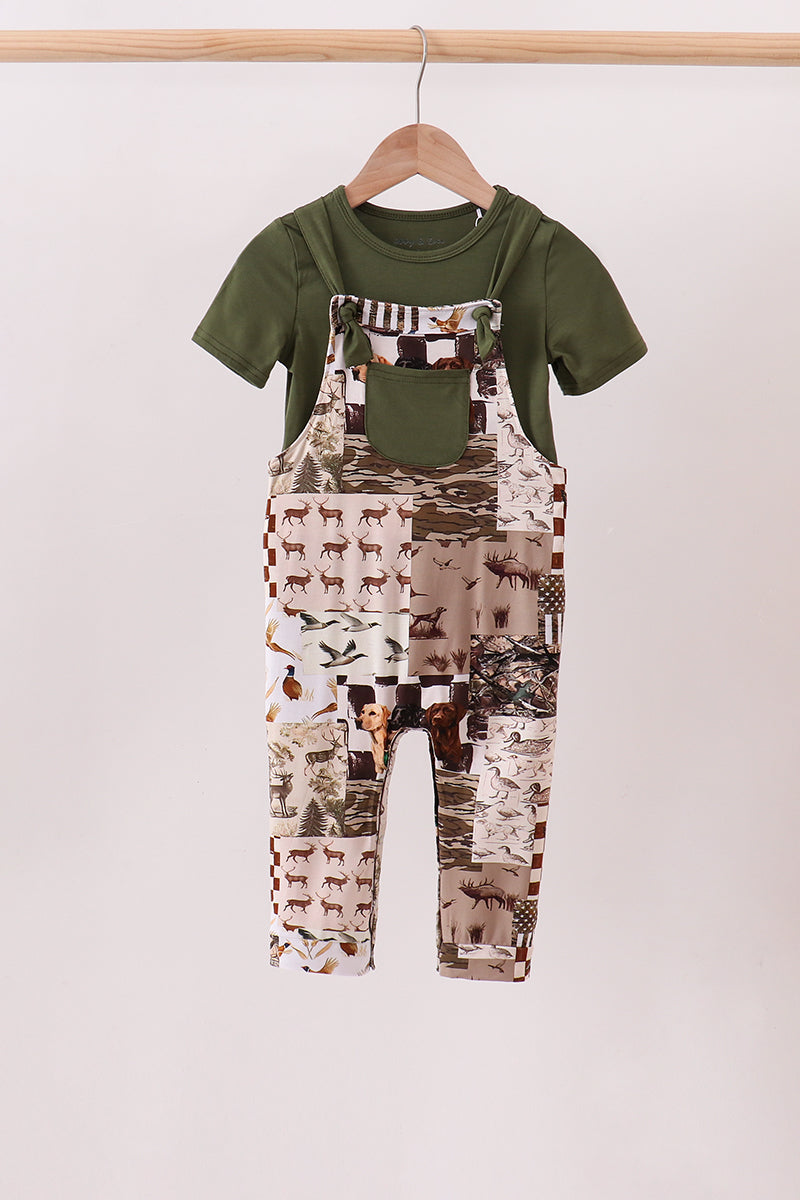 Forest Hunting bamboo 2pc set - Aaria Tees Aaria Tees