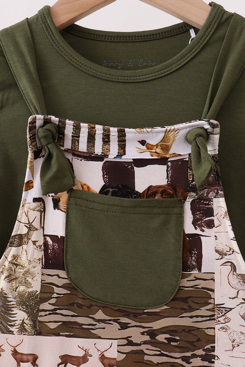 Forest Hunting bamboo 2pc set - Aaria Tees Aaria Tees