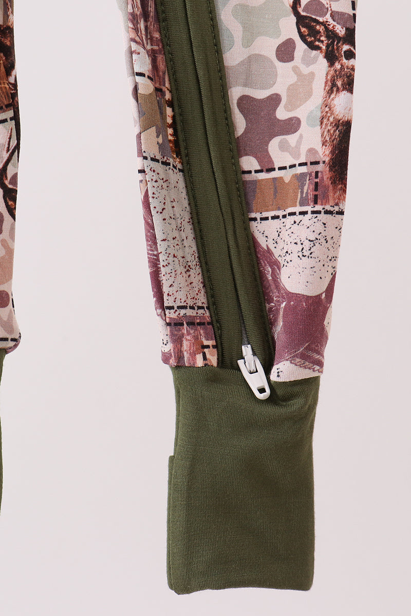 Forest Hunting Bamboo Romper - Aaria Tees Aaria Tees