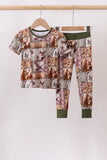 Forest Hunting Bamboo Pajama set - Aaria Tees Aaria Tees