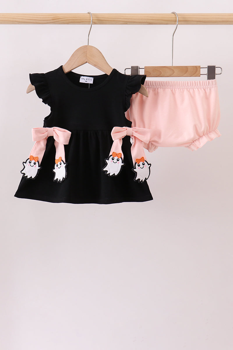 Black Ghost Bloomer Set - Aaria Tees