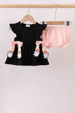 Black Ghost Bloomer Set - Aaria Tees Aaria Tees