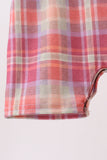 Camel Pumpkin Embroidery Plaid Jon Jon - Aaria Tees Aaria Tees