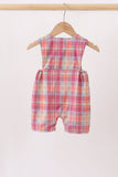 Camel Pumpkin Embroidery Plaid Jon Jon - Aaria Tees Aaria Tees