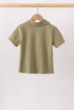 Camel Pumpkin Embroidery Button Down Shirt - Aaria Tees Aaria Tees