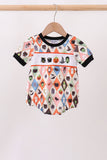 Black Pumpkin cat Embroidery Bubble - Aaria Tees Aaria Tees