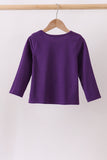 Purple Ghost Applique Top - Aaria Tees Aaria Tees