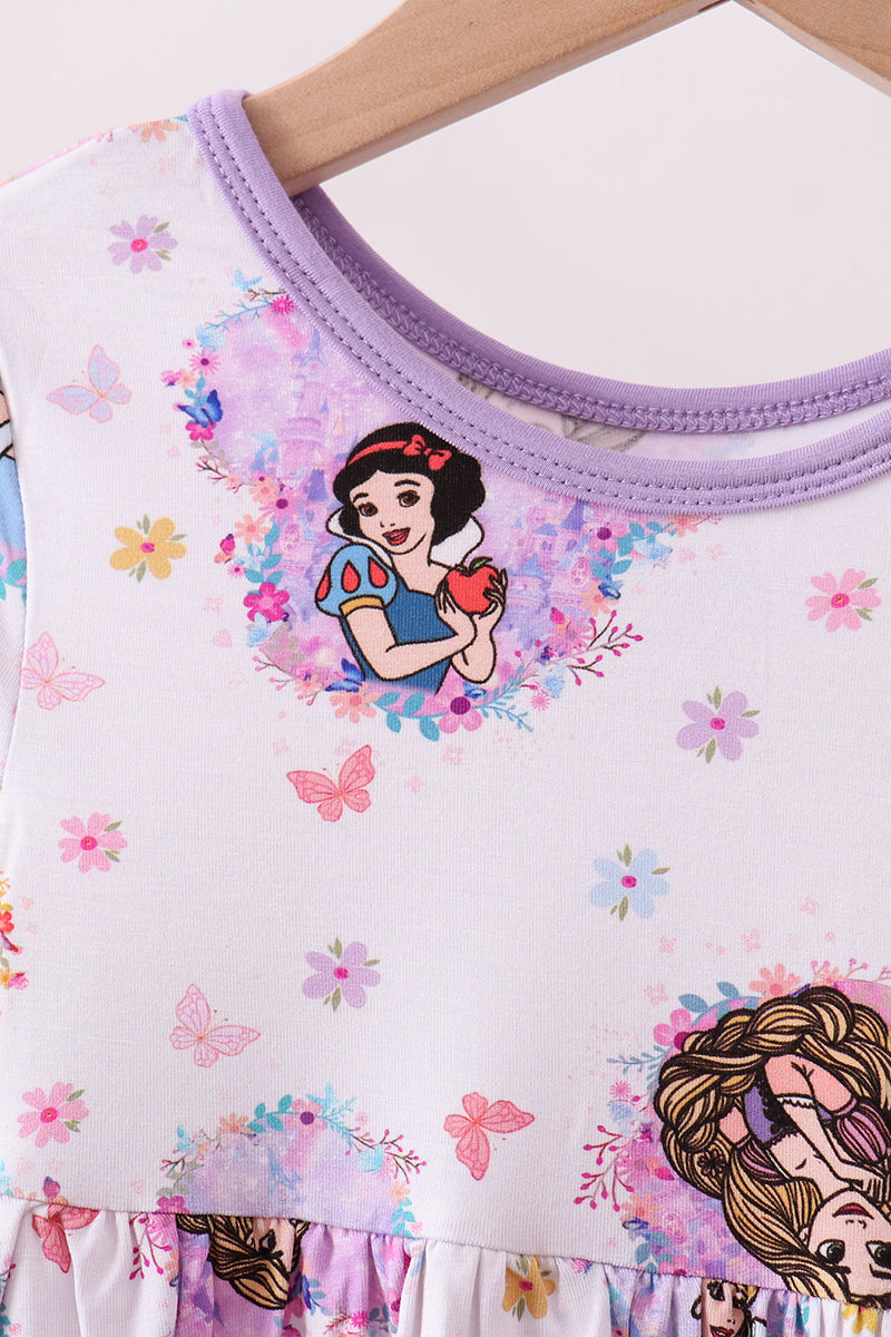 Purple princess pants set - Aaria Tees Aaria Tees