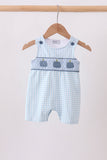 Blue Pumpkin Smocked Gingham Jon Jon - Aaria Tees Aaria Tees