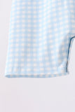 Blue Pumpkin Smocked Gingham Jon Jon - Aaria Tees Aaria Tees