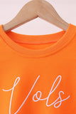 Orange Tennessee Vols Embroidery Mom&me Top - Aaria Tees Aaria Tees