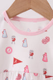 Pink Alabama Print bubble - Aaria Tees Aaria Tees