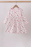 Pink Alabama Print Dress - Aaria Tees Aaria Tees