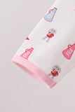 Pink Alabama Print Dress - Aaria Tees Aaria Tees