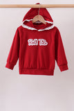 Red Alabama Roll Tide Embroidery Hoodie - Aaria Tees Aaria Tees