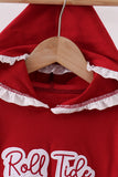 Red Alabama Roll Tide Embroidery Hoodie - Aaria Tees Aaria Tees